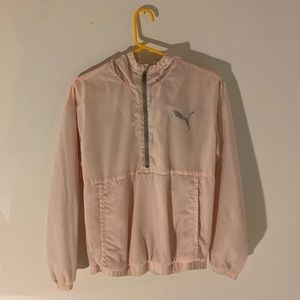 pink puma windbreaker